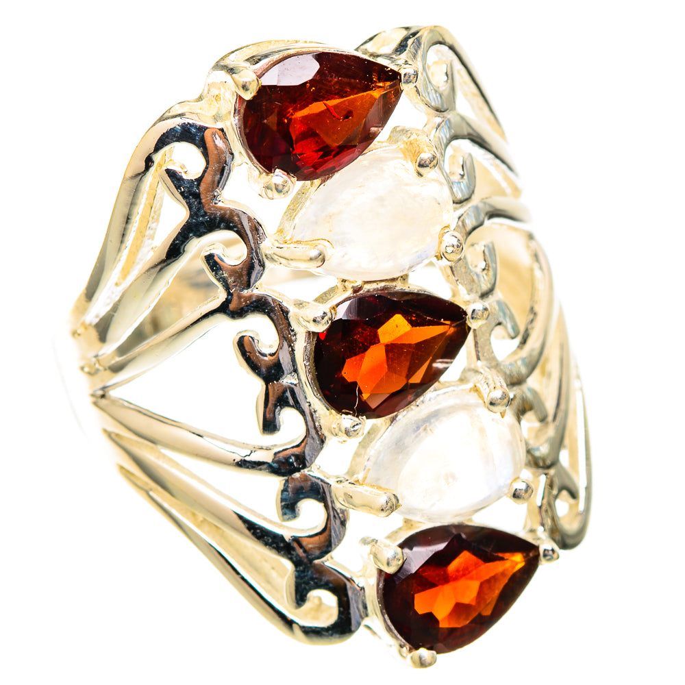 Garnet Rings handcrafted by Ana Silver Co - RING117321 - Photo 2