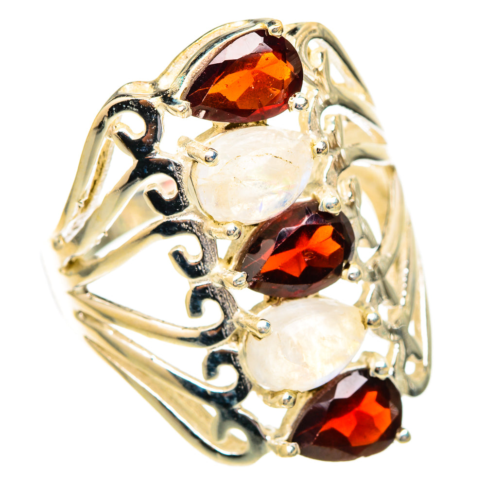 Garnet Rings handcrafted by Ana Silver Co - RING117346 - Photo 2