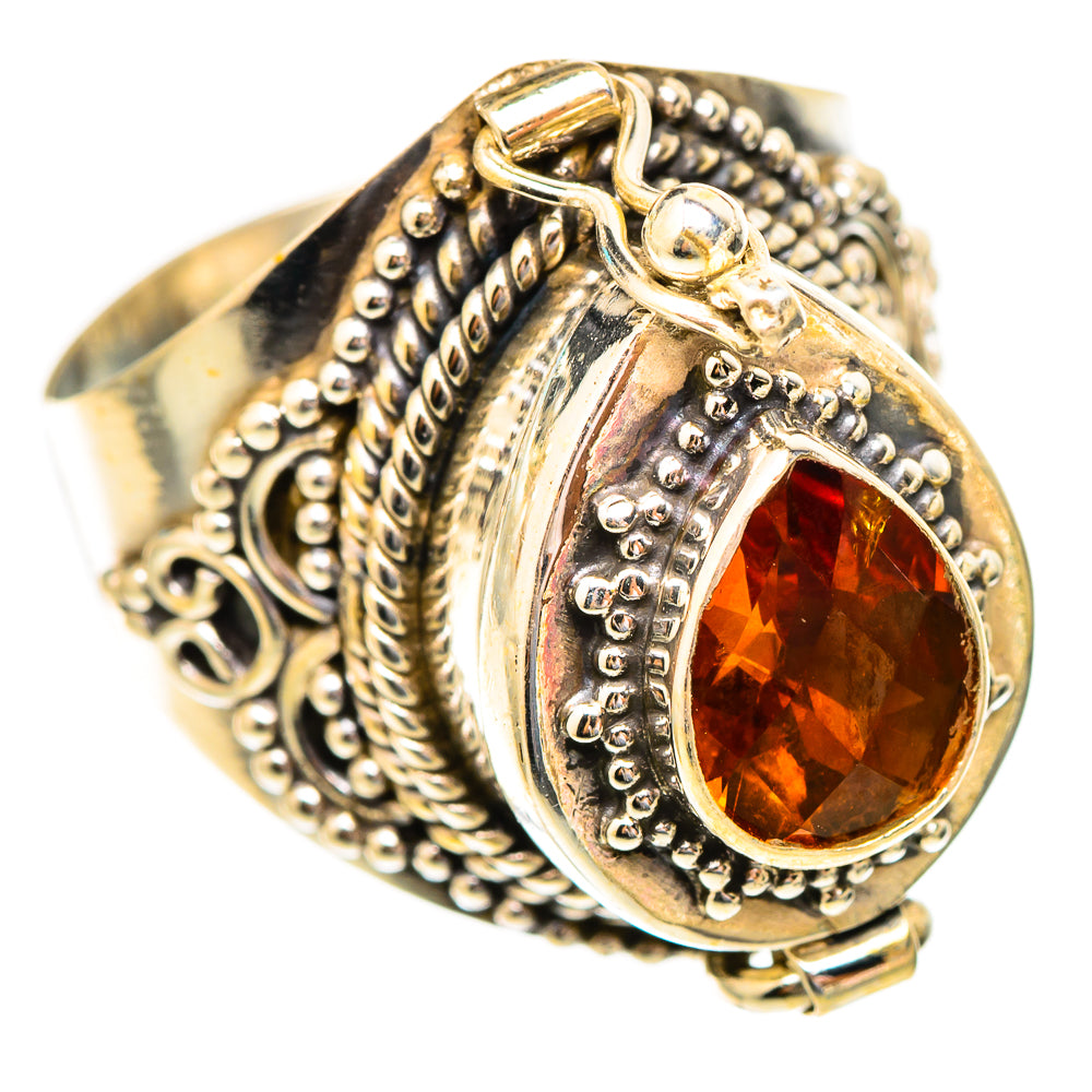 Mandarin Citrine Rings handcrafted by Ana Silver Co - RING117384 - Photo 2