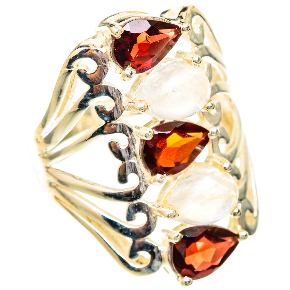 Garnet Rings handcrafted by Ana Silver Co - RING117385 - Photo 2