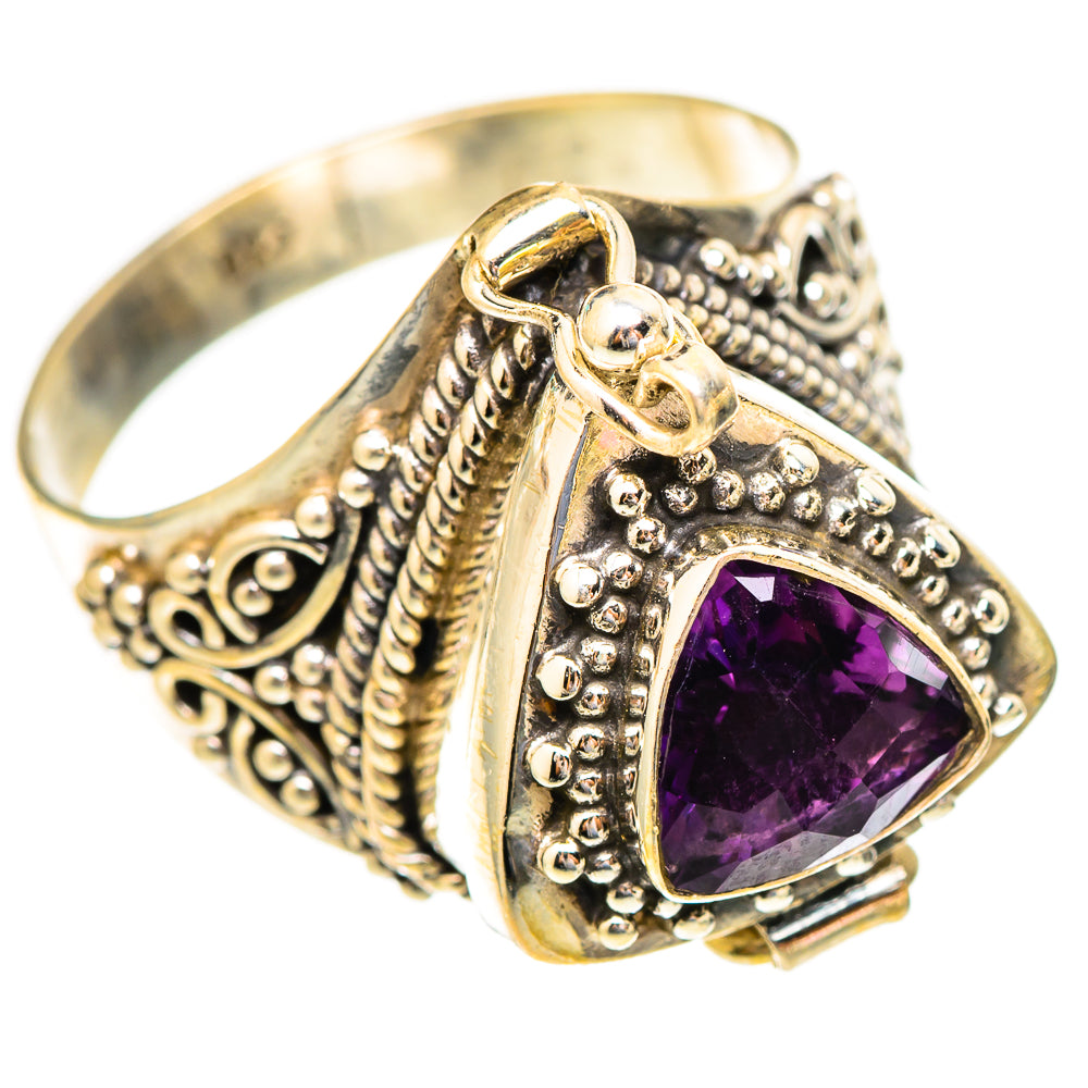Brazilian Amethyst Rings handcrafted by Ana Silver Co - RING117388 - Photo 2
