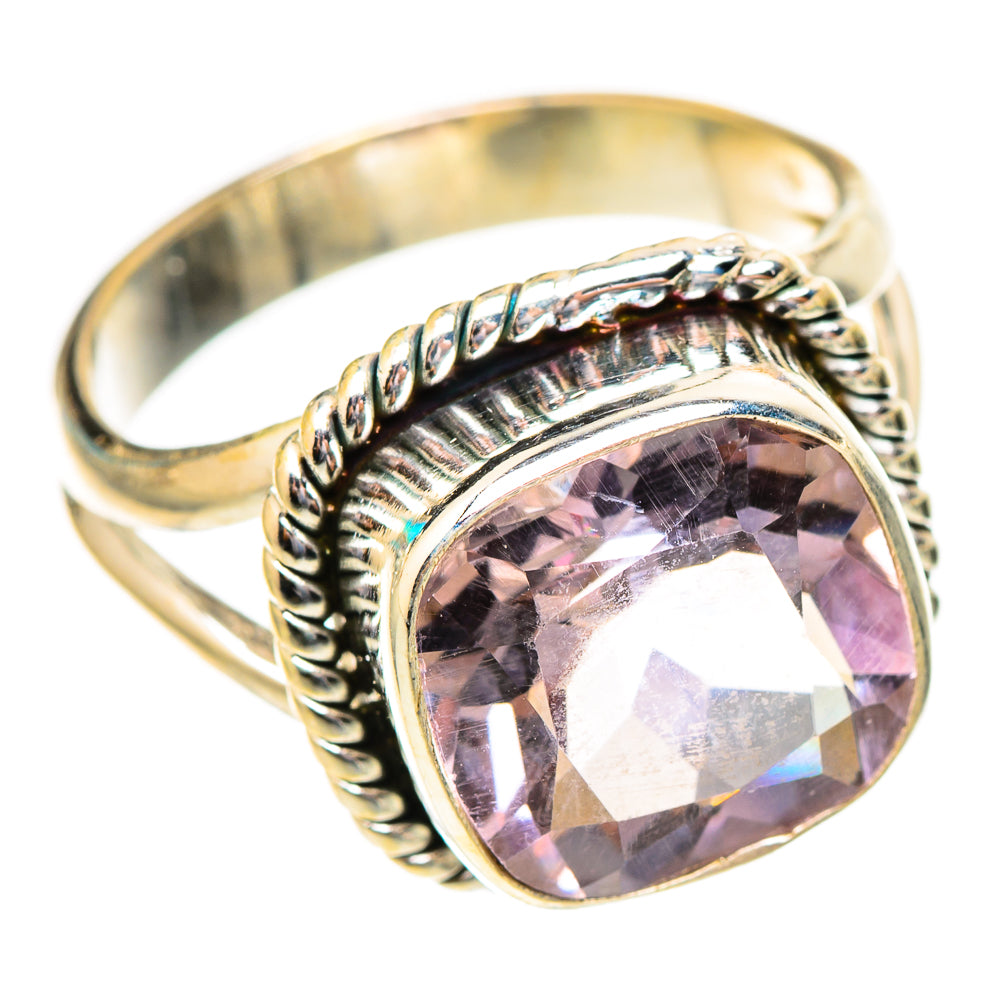 Pink Amethyst Rings handcrafted by Ana Silver Co - RING117390 - Photo 2