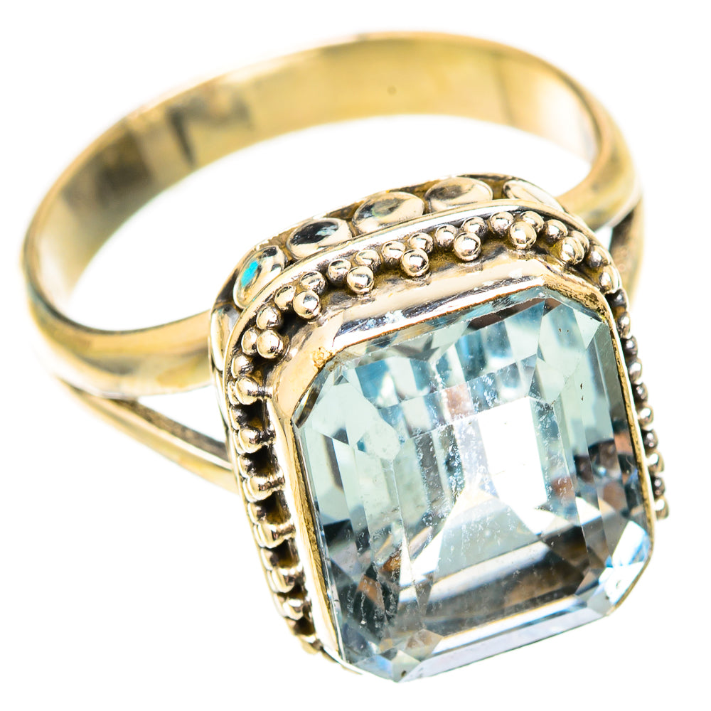 Blue Topaz Rings handcrafted by Ana Silver Co - RING117401 - Photo 2