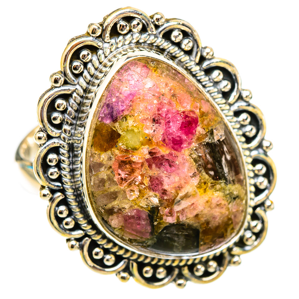 Tourmaline Rings handcrafted by Ana Silver Co - RING117441 - Photo 2