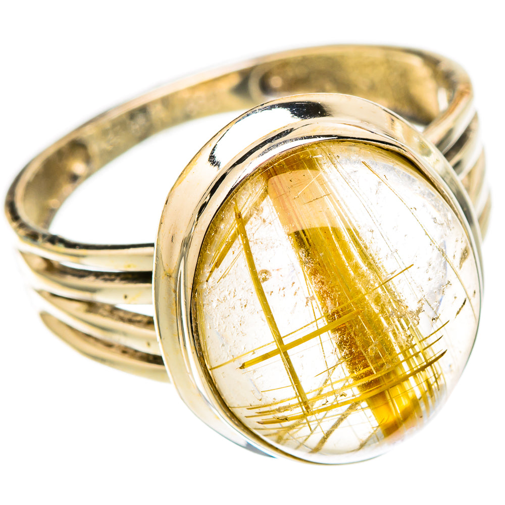Rutilated Quartz Rings handcrafted by Ana Silver Co - RING117448 - Photo 2