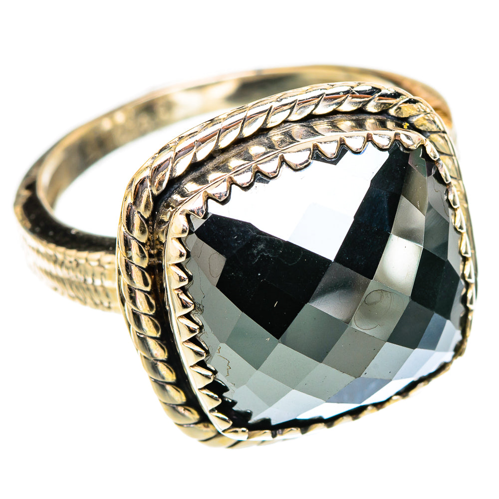 Hematite Rings handcrafted by Ana Silver Co - RING117458 - Photo 2