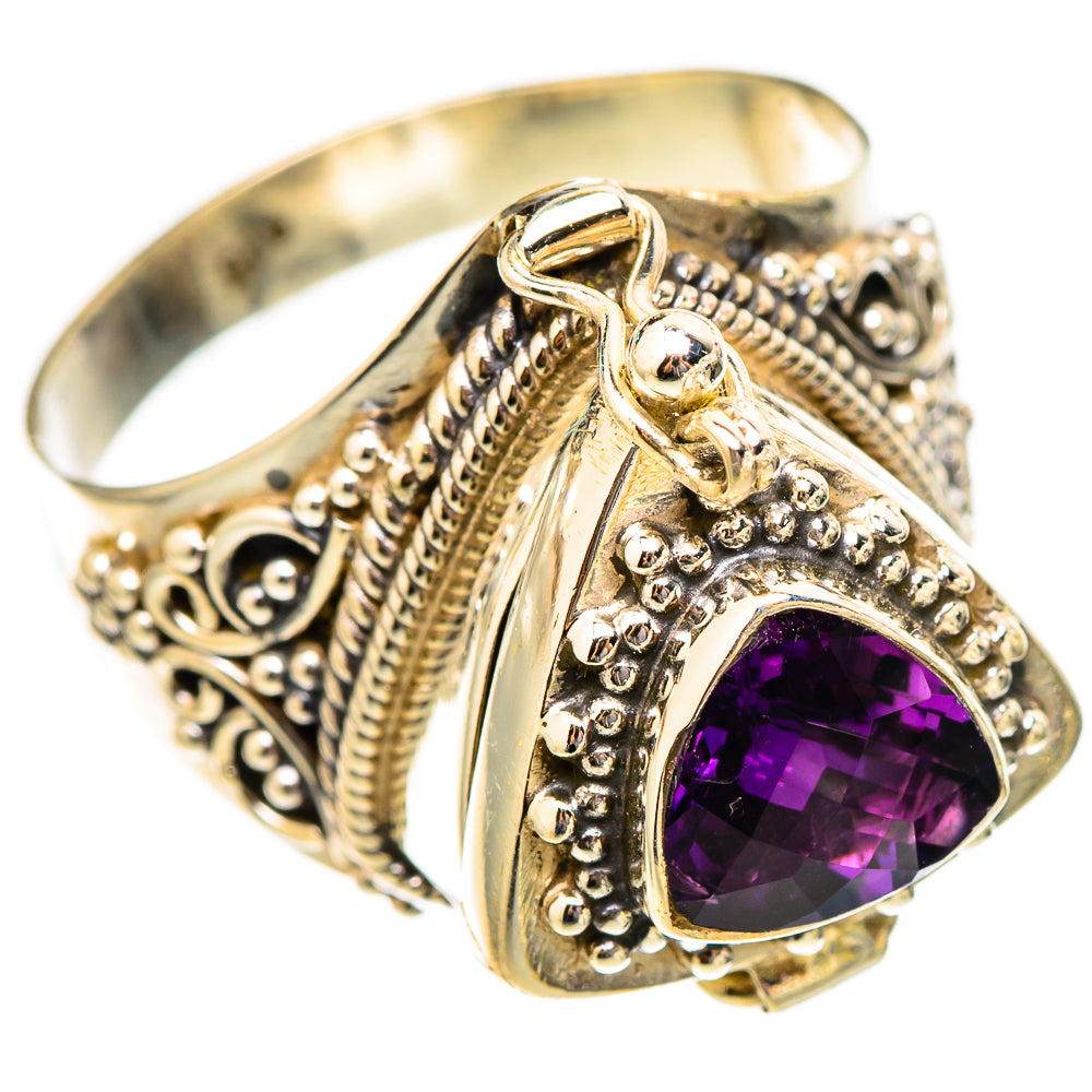 Amethyst Rings handcrafted by Ana Silver Co - RING117474 - Photo 2