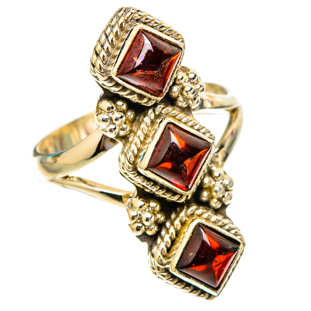 Garnet Rings handcrafted by Ana Silver Co - RING117498 - Photo 2