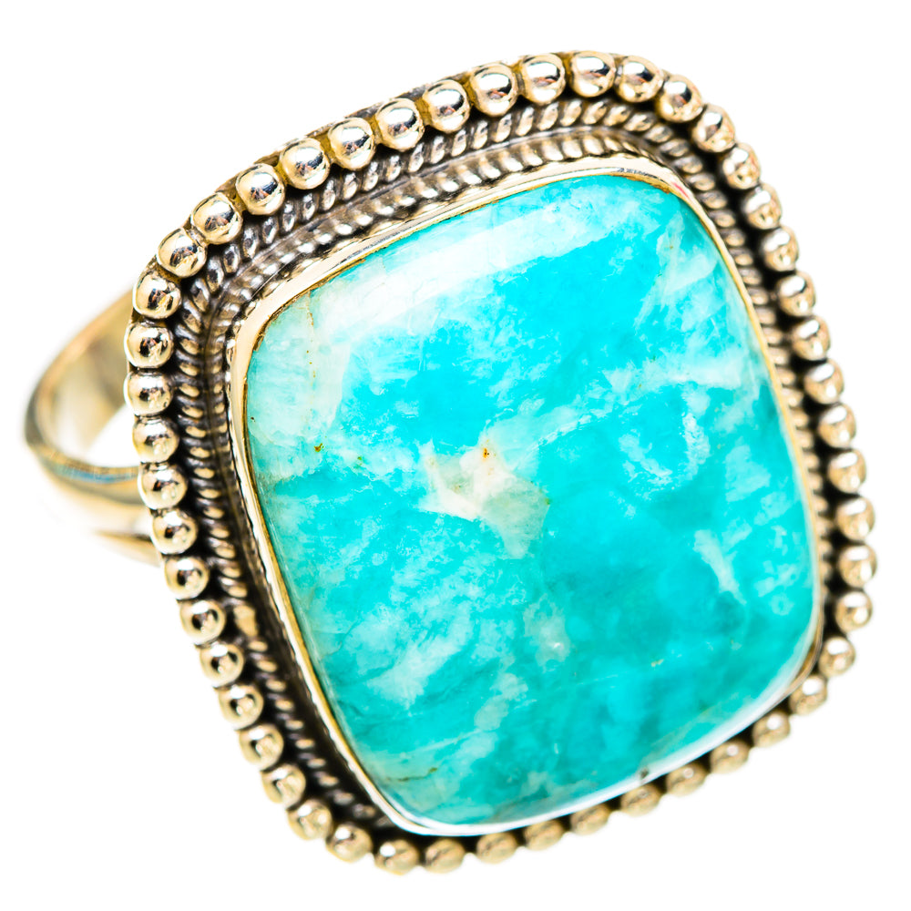 Larimar Rings handcrafted by Ana Silver Co - RING117570 - Photo 2