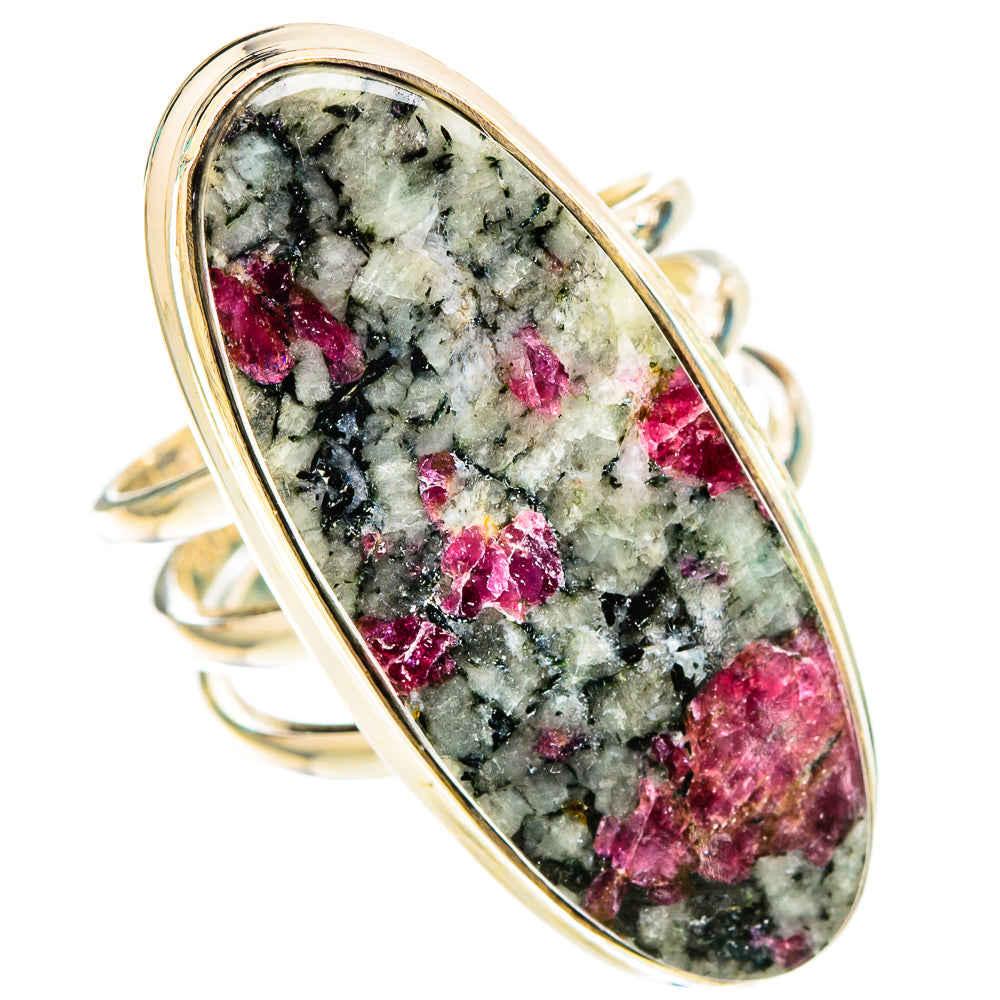 Russian Eudialyte Rings handcrafted by Ana Silver Co - RING117586 - Photo 2