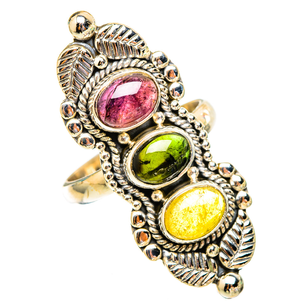 Tourmaline Rings handcrafted by Ana Silver Co - RING117624 - Photo 2