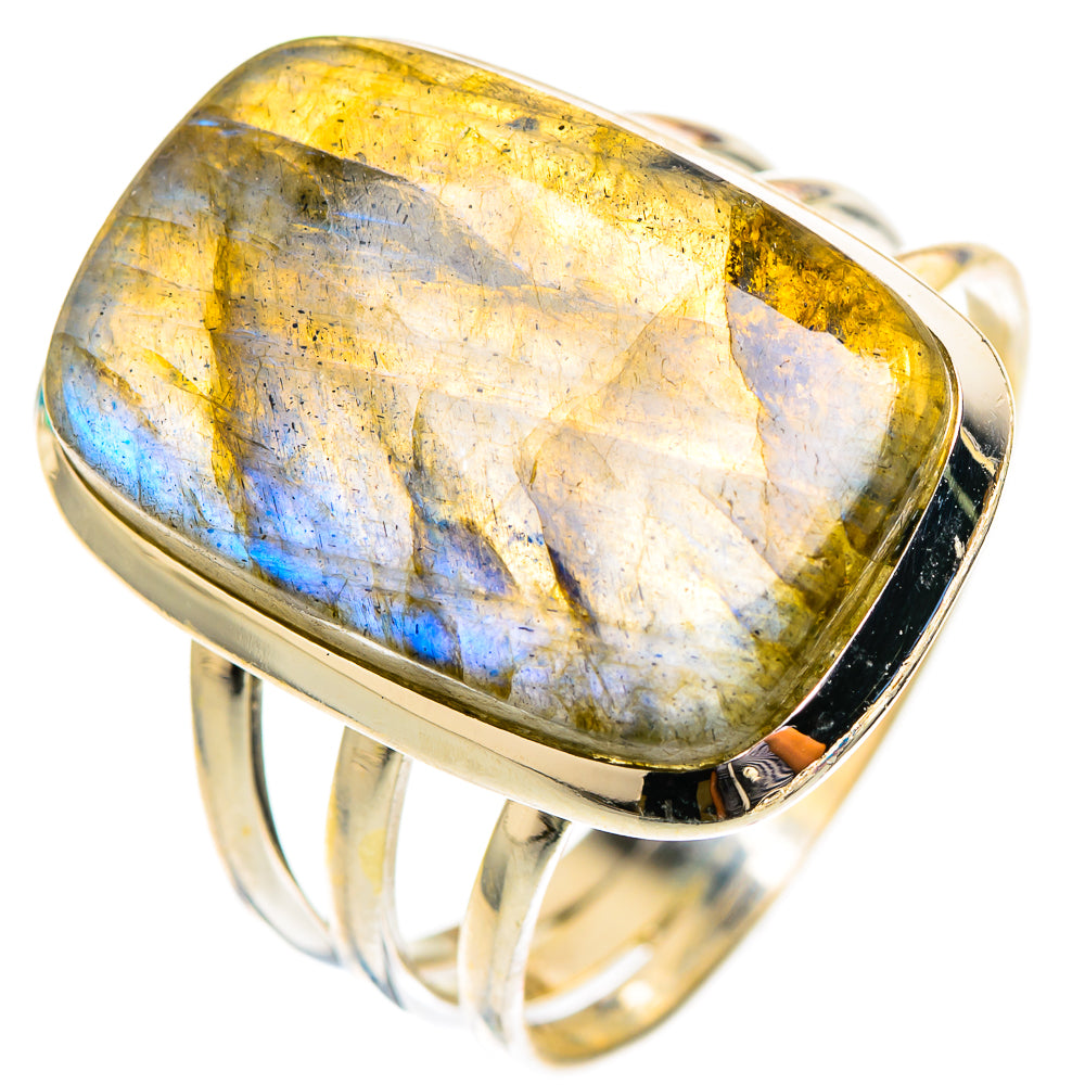 Labradorite Rings handcrafted by Ana Silver Co - RING117665 - Photo 2