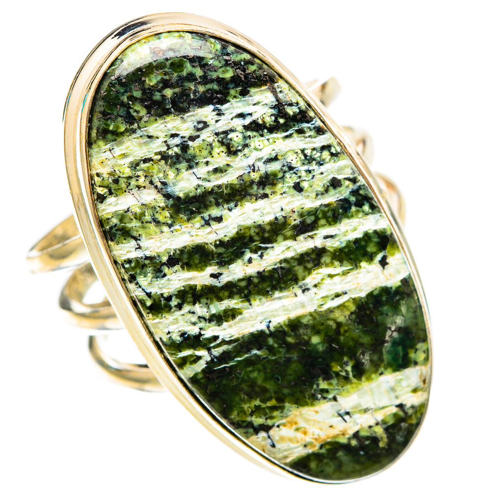 Green Swiss Opal Rings handcrafted by Ana Silver Co - RING117668 - Photo 2