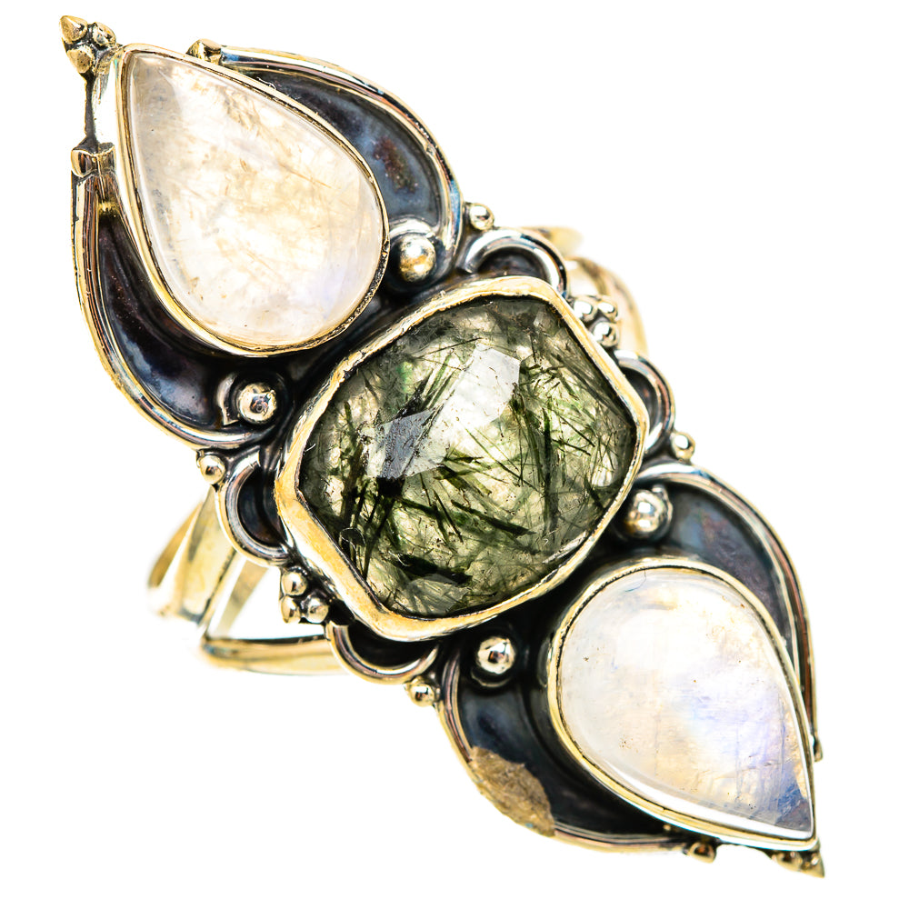 Tourmalinated Quartz Rings handcrafted by Ana Silver Co - RING117677 - Photo 2