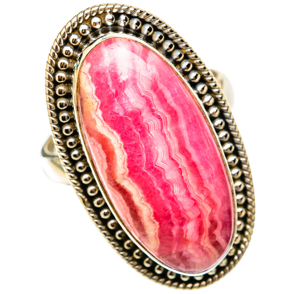 Rhodochrosite Rings handcrafted by Ana Silver Co - RING117710 - Photo 2
