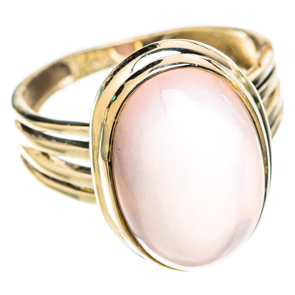Rose Quartz Rings handcrafted by Ana Silver Co - RING117711 - Photo 2