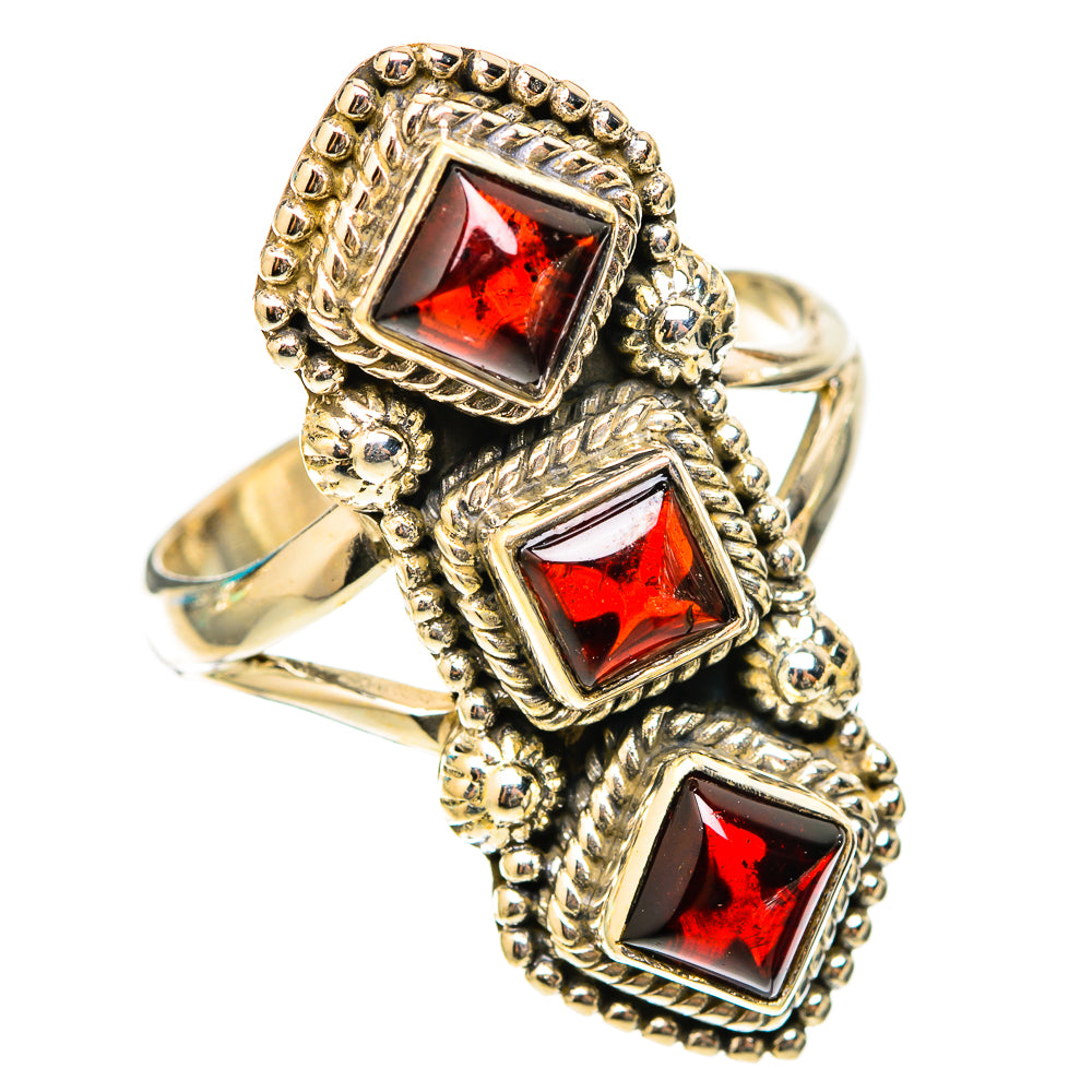Garnet Rings handcrafted by Ana Silver Co - RING117713 - Photo 2