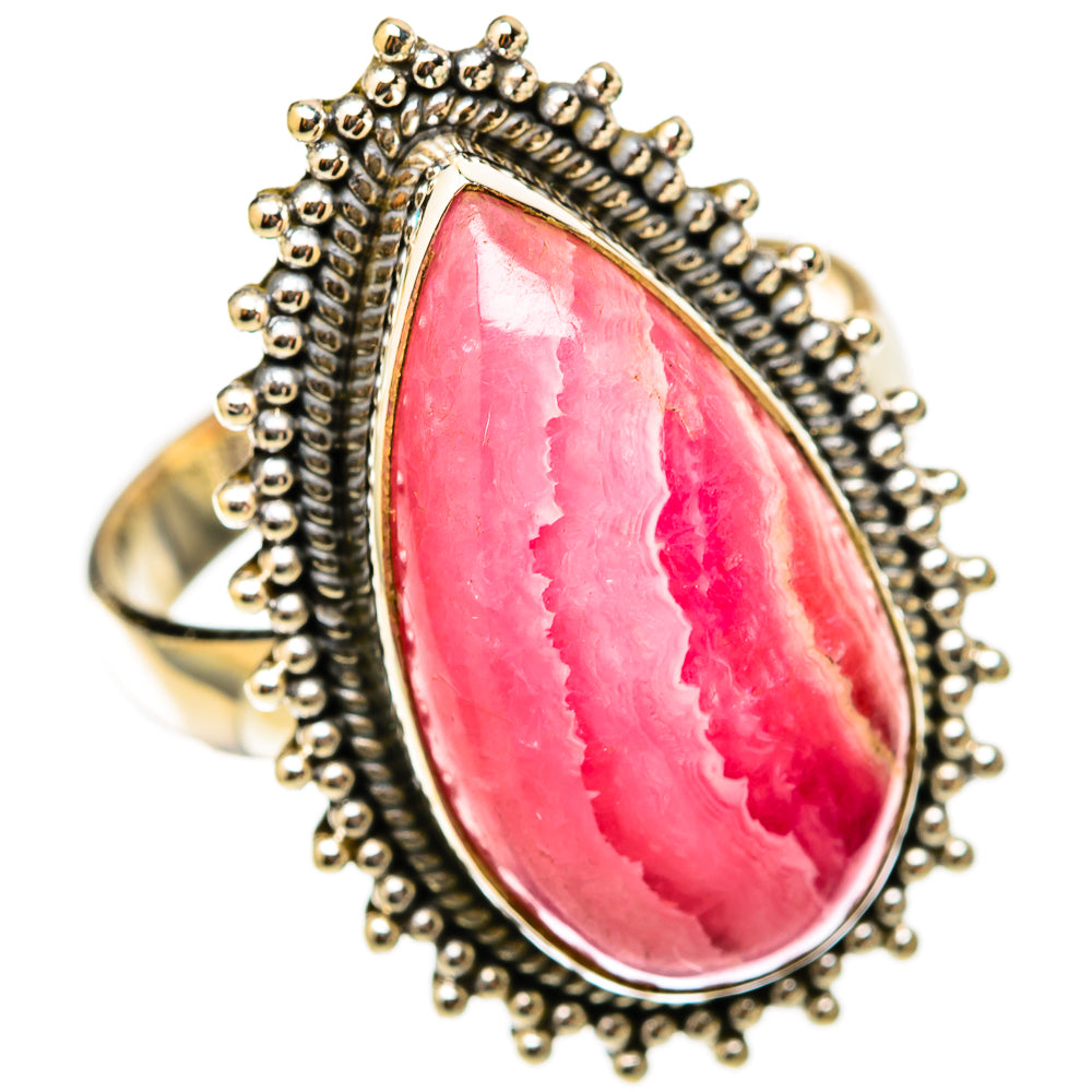 Rhodochrosite Rings handcrafted by Ana Silver Co - RING117739 - Photo 2