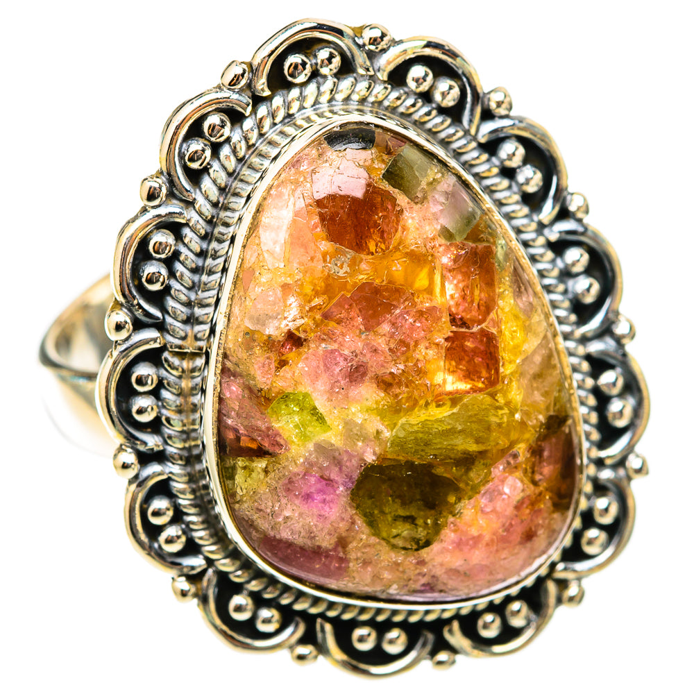 Tourmaline Rings handcrafted by Ana Silver Co - RING117740 - Photo 2