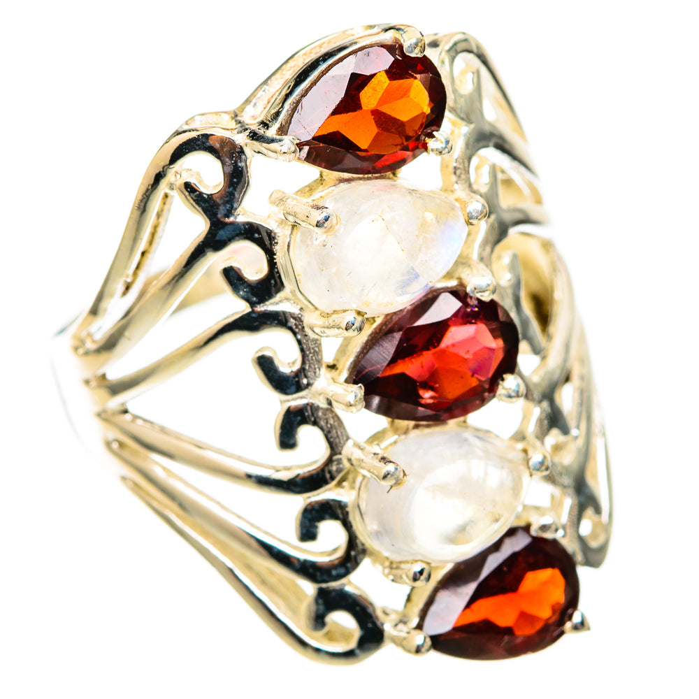 Garnet Rings handcrafted by Ana Silver Co - RING117741 - Photo 2