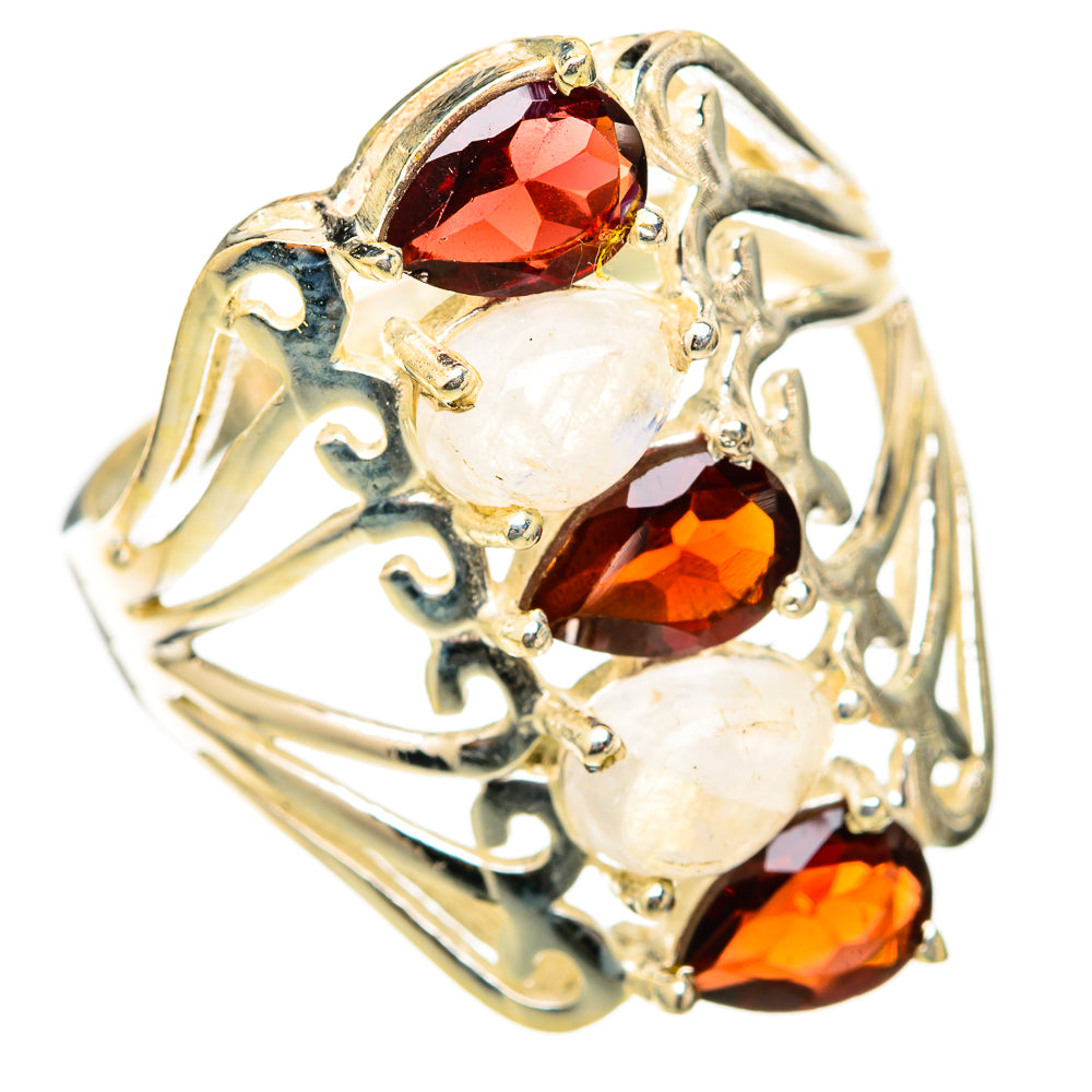 Garnet Rings handcrafted by Ana Silver Co - RING117830 - Photo 2