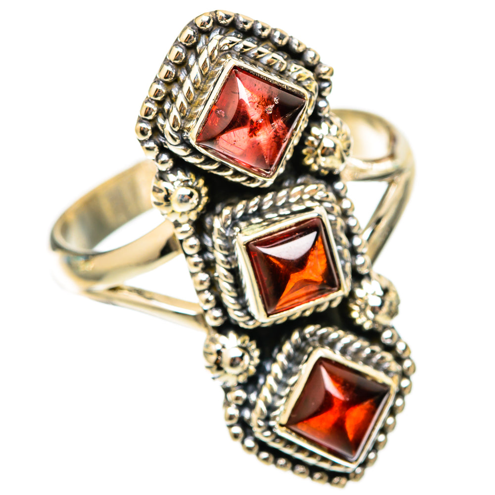 Garnet Rings handcrafted by Ana Silver Co - RING117831 - Photo 2
