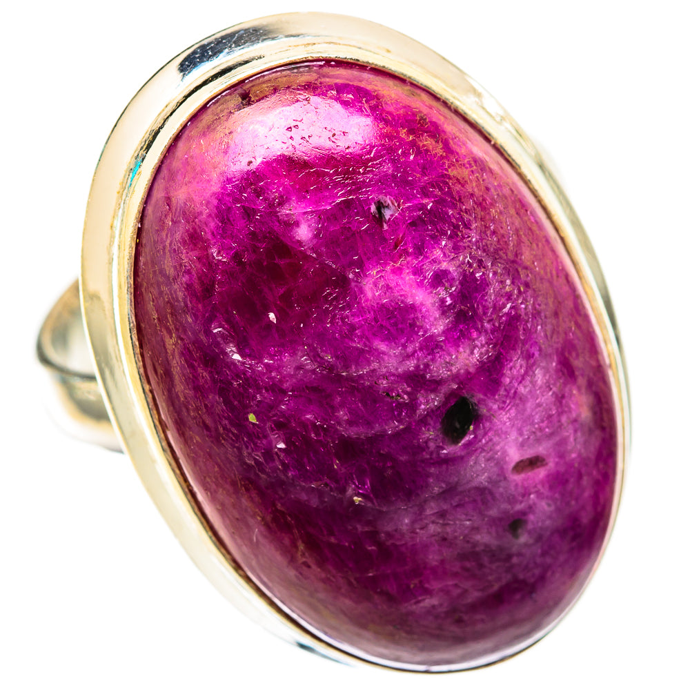 Ruby Fuchsite Rings handcrafted by Ana Silver Co - RING117866 - Photo 2