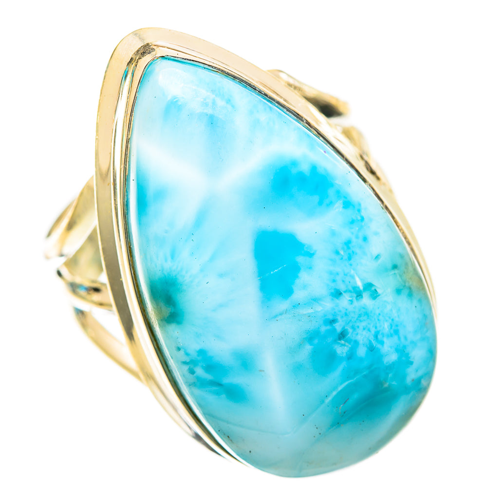 Larimar Rings handcrafted by Ana Silver Co - RING117889 - Photo 2