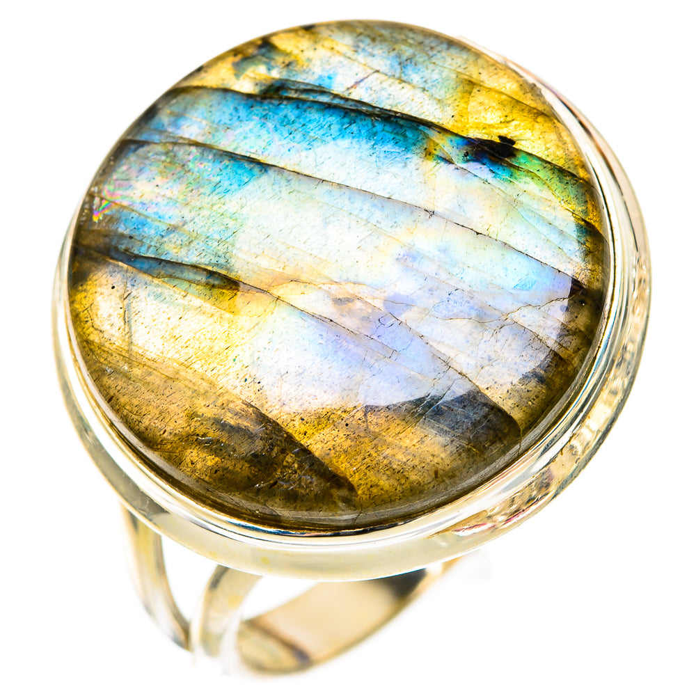 Labradorite Rings handcrafted by Ana Silver Co - RING117910 - Photo 2