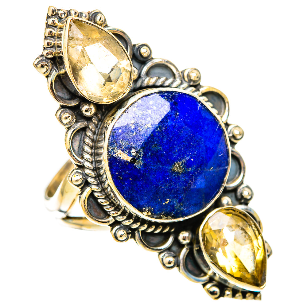 Lapis Lazuli Rings handcrafted by Ana Silver Co - RING117917 - Photo 2