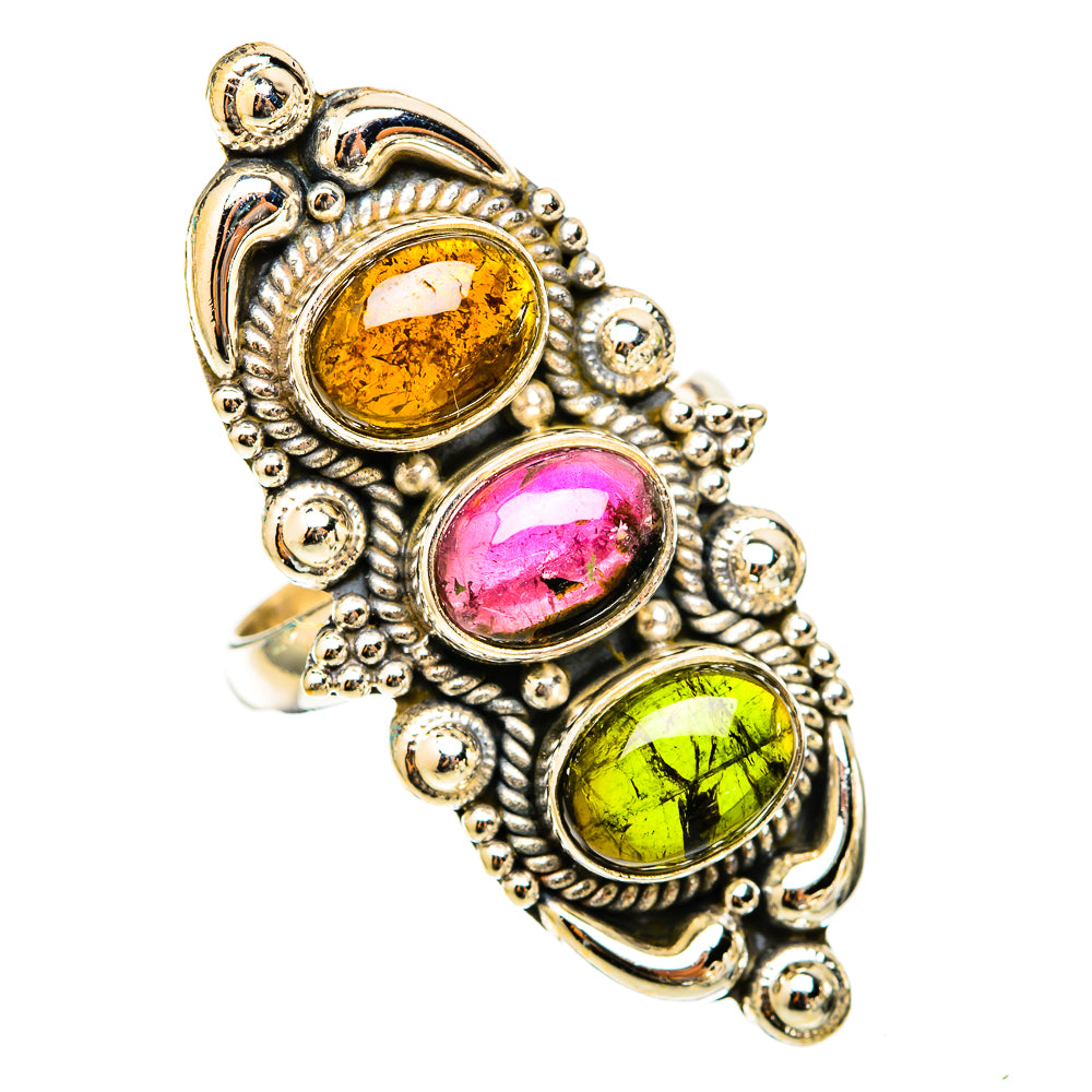 Tourmaline Rings handcrafted by Ana Silver Co - RING117935 - Photo 2