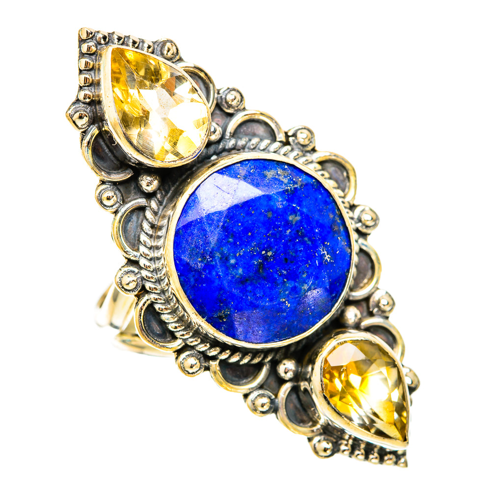 Lapis Lazuli Rings handcrafted by Ana Silver Co - RING117946 - Photo 2