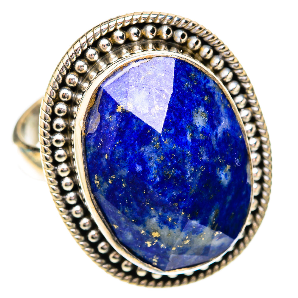 Lapis Lazuli Rings handcrafted by Ana Silver Co - RING118002 - Photo 2