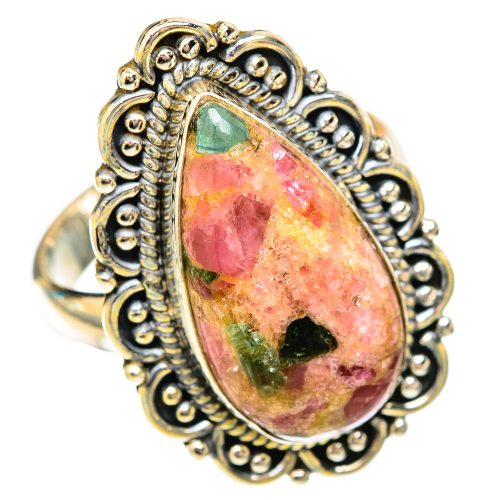 Tourmaline Rings handcrafted by Ana Silver Co - RING118031 - Photo 2