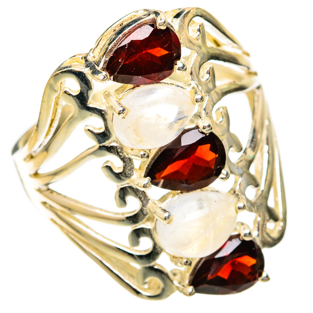 Garnet Rings handcrafted by Ana Silver Co - RING118150 - Photo 2