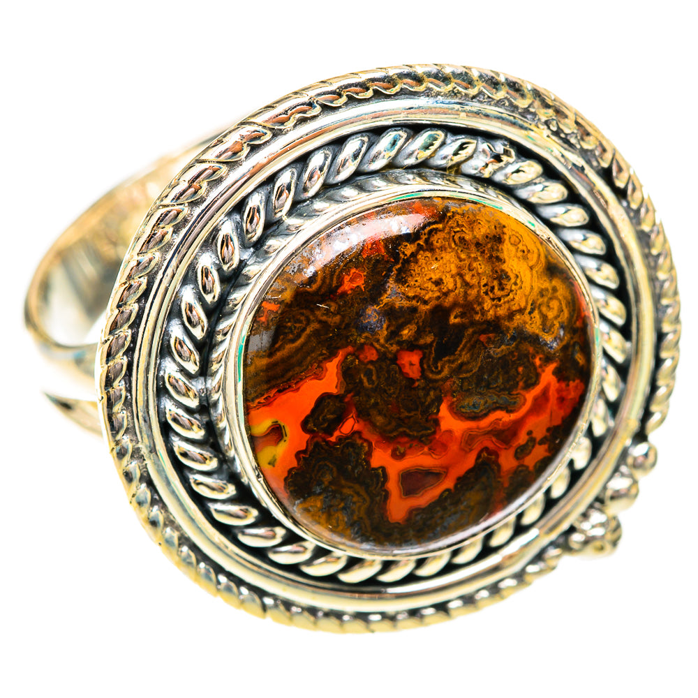 Moroccan Agate Rings handcrafted by Ana Silver Co - RING118191 - Photo 2