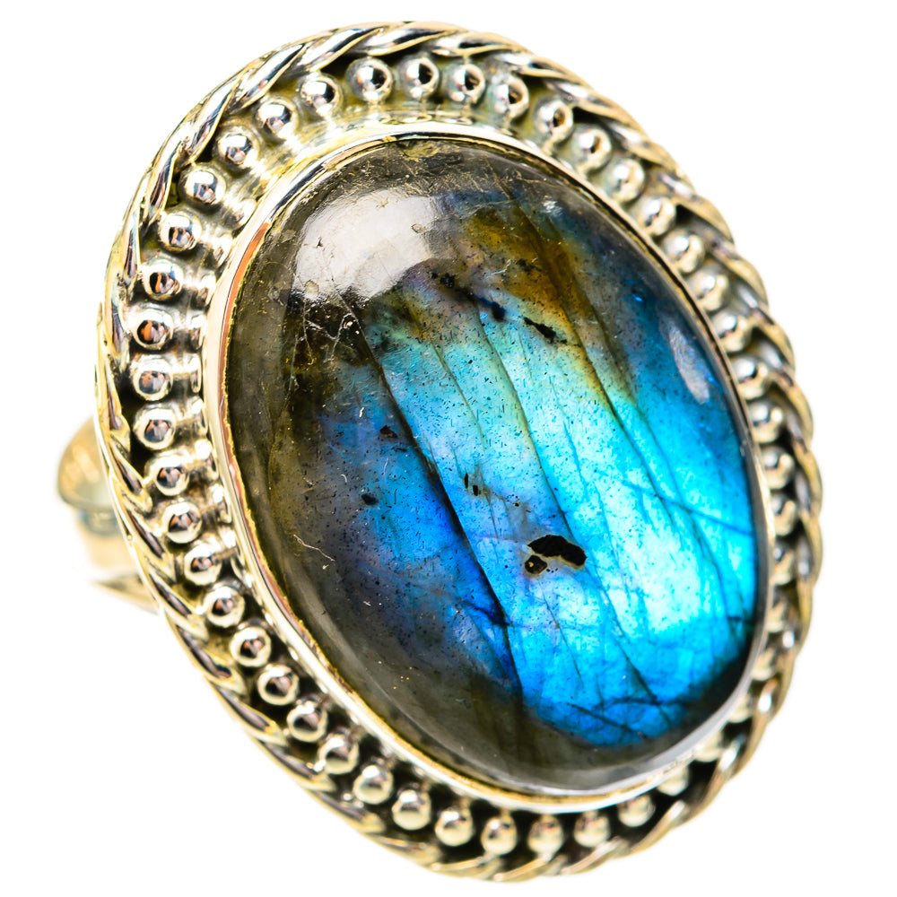 Labradorite Rings handcrafted by Ana Silver Co - RING118271 - Photo 2
