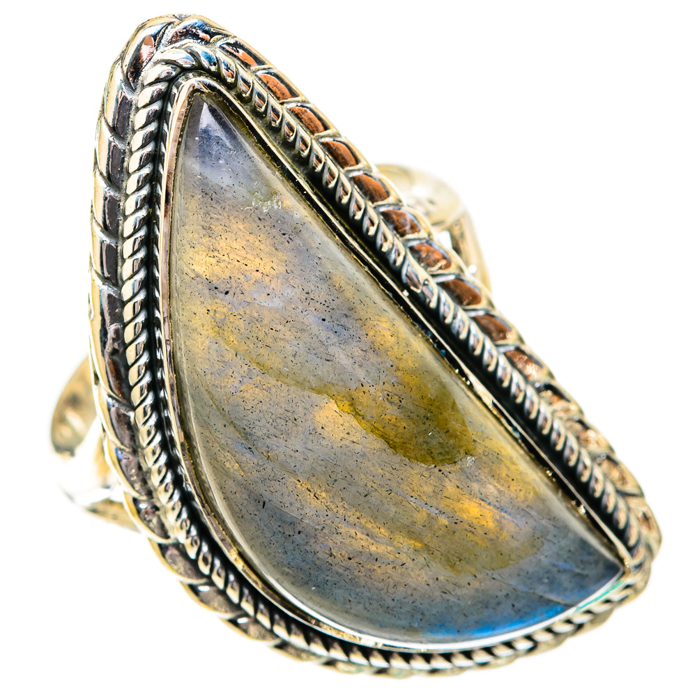 Labradorite Rings handcrafted by Ana Silver Co - RING118273 - Photo 2