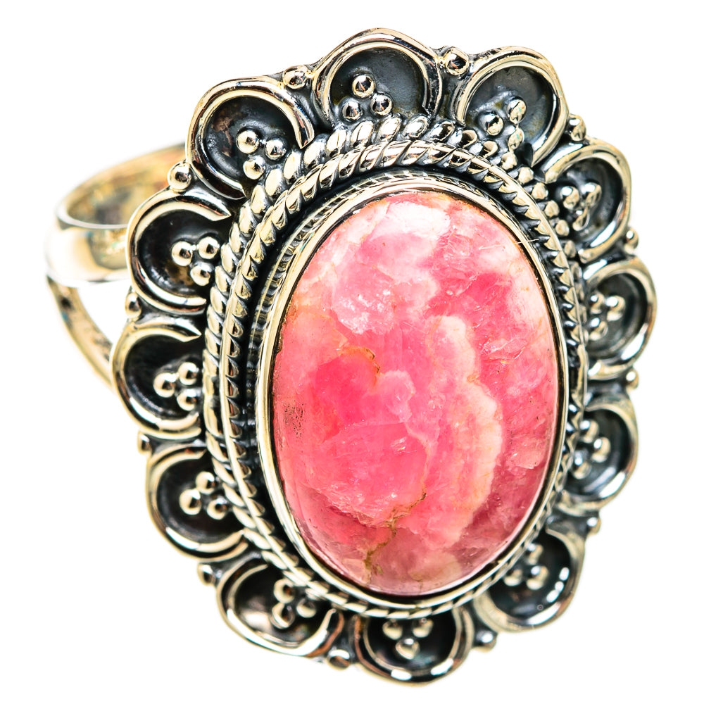Rhodochrosite Rings handcrafted by Ana Silver Co - RING118383 - Photo 2
