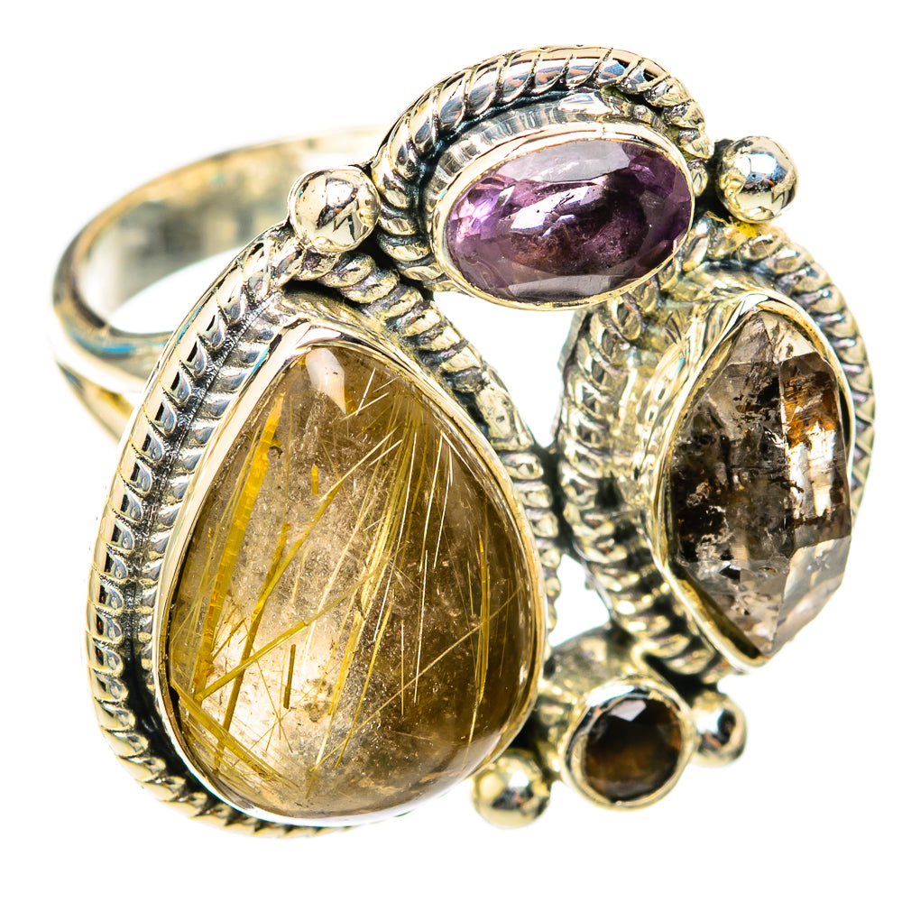 Rutilated Quartz Rings handcrafted by Ana Silver Co - RING118388 - Photo 2