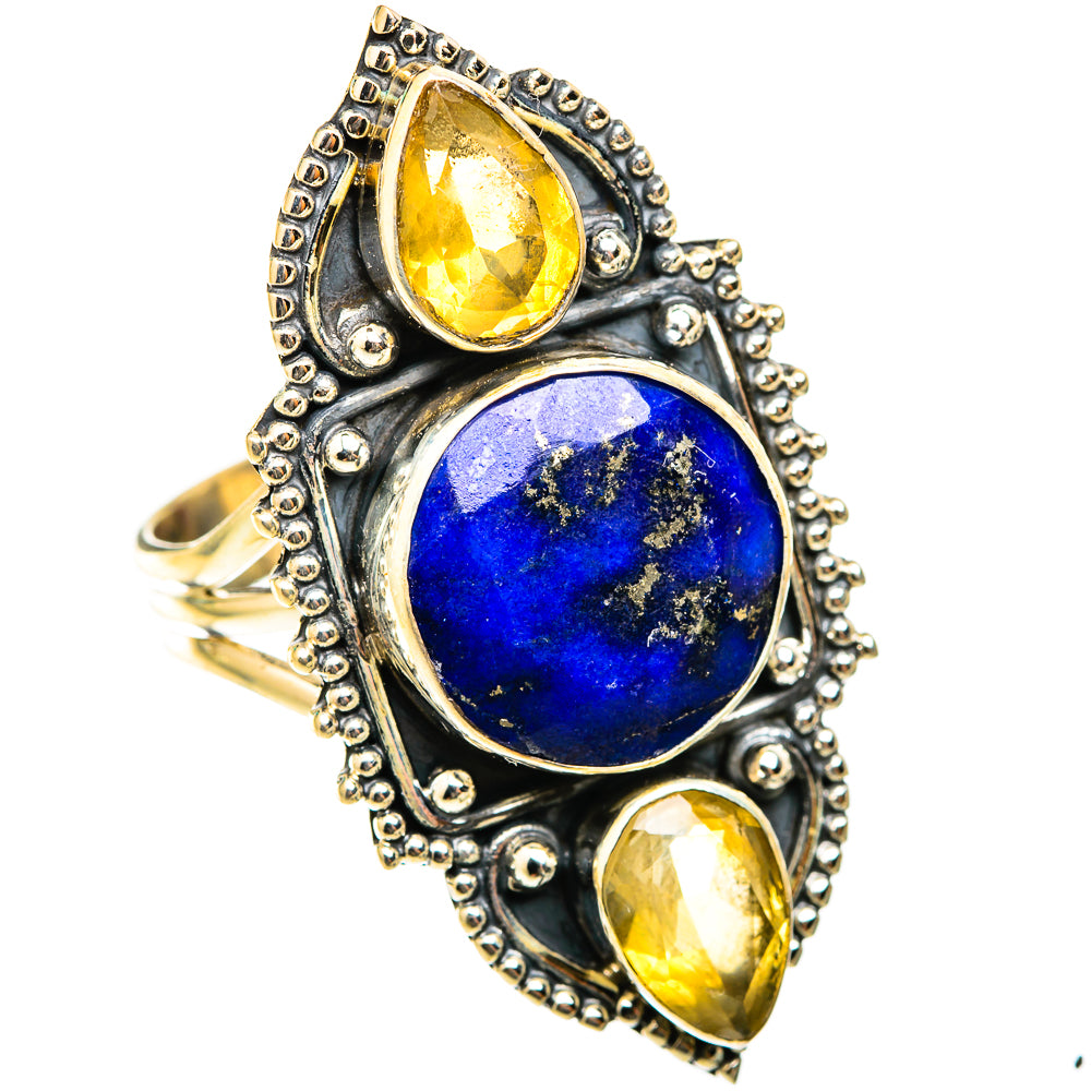 Lapis Lazuli Rings handcrafted by Ana Silver Co - RING118473 - Photo 2