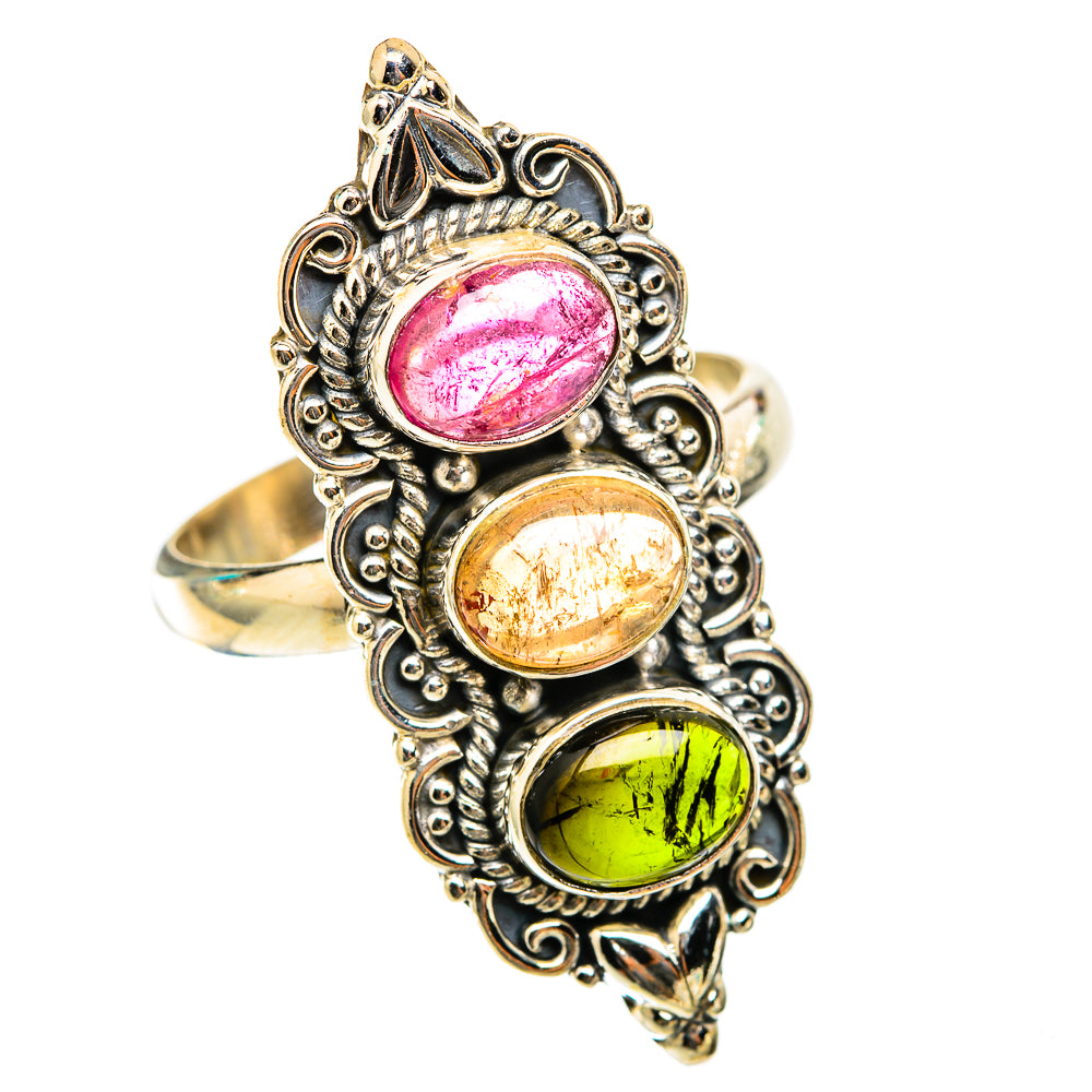 Tourmaline Rings handcrafted by Ana Silver Co - RING118499 - Photo 2