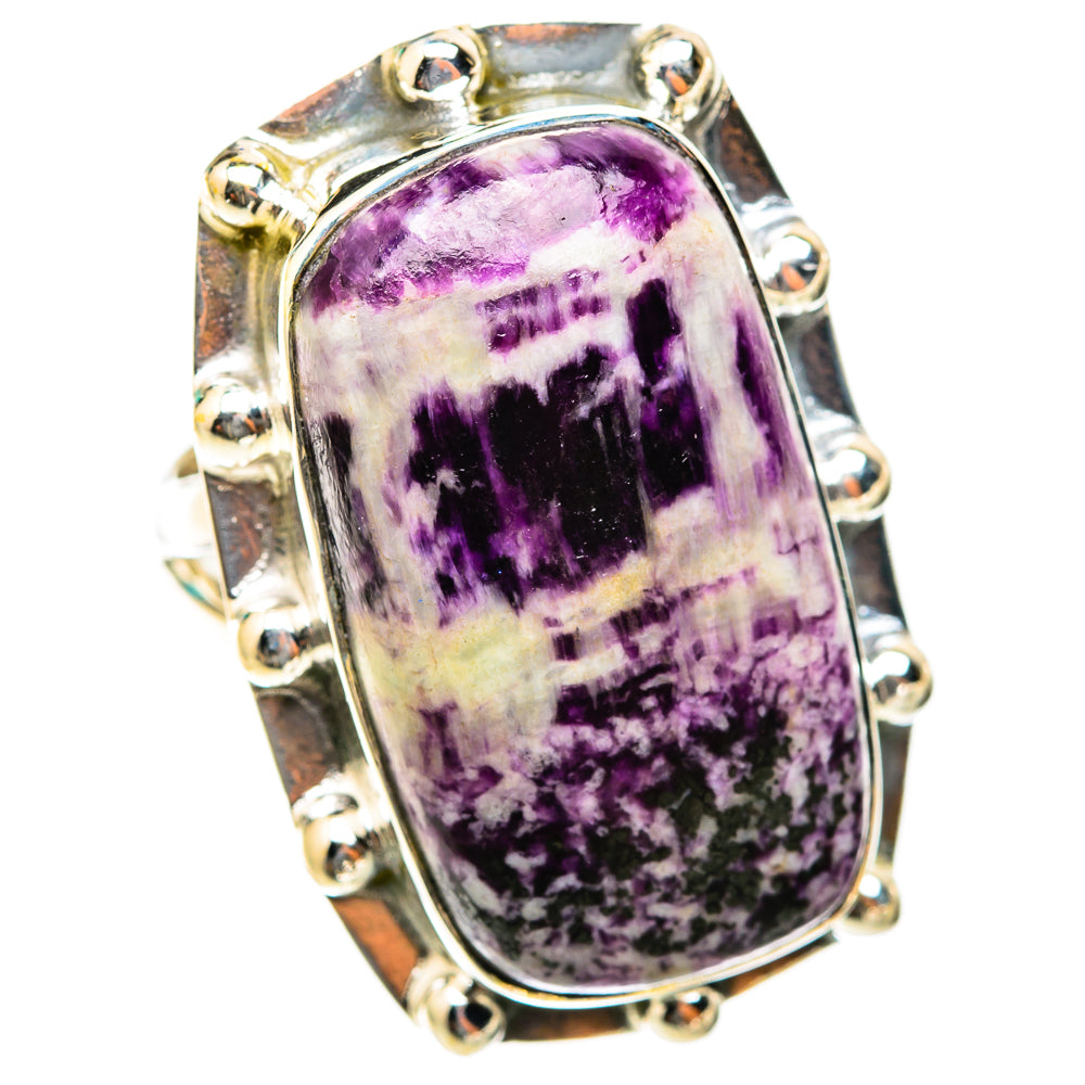 Lepidolite Rings handcrafted by Ana Silver Co - RING118523 - Photo 2