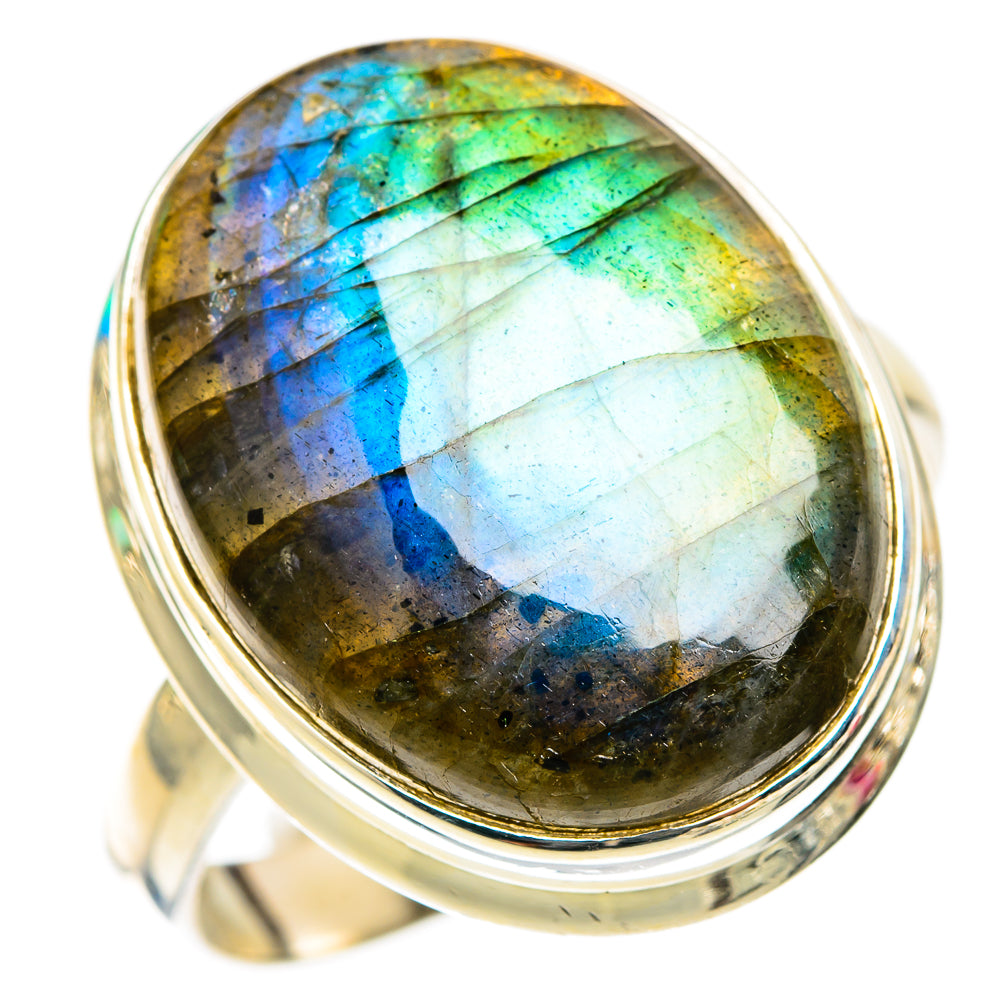 Labradorite Rings handcrafted by Ana Silver Co - RING118533 - Photo 2