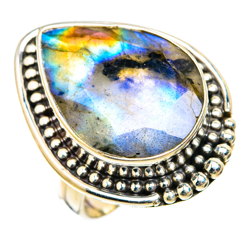 Labradorite Rings handcrafted by Ana Silver Co - RING118534 - Photo 2
