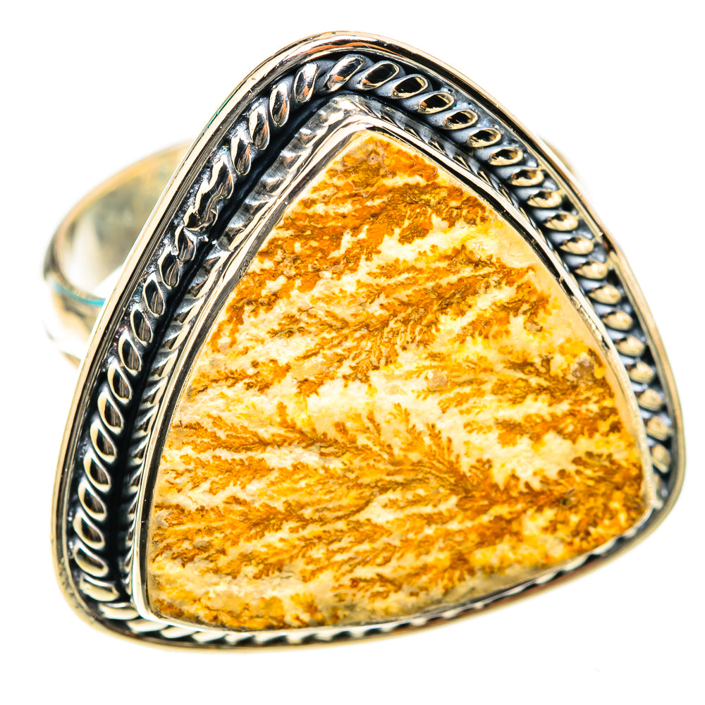 Germany Psilomelane Dendrite Rings handcrafted by Ana Silver Co - RING118572 - Photo 2