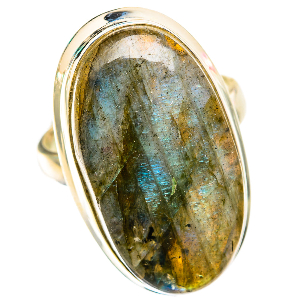 Labradorite Rings handcrafted by Ana Silver Co - RING118600 - Photo 2