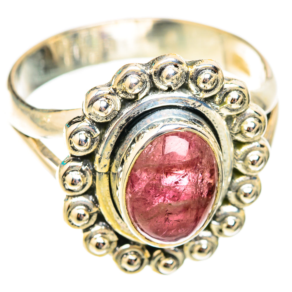 Pink Tourmaline Rings handcrafted by Ana Silver Co - RING118617 - Photo 2