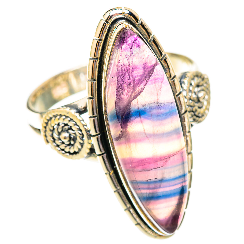 Fluorite Rings handcrafted by Ana Silver Co - RING118647 - Photo 2