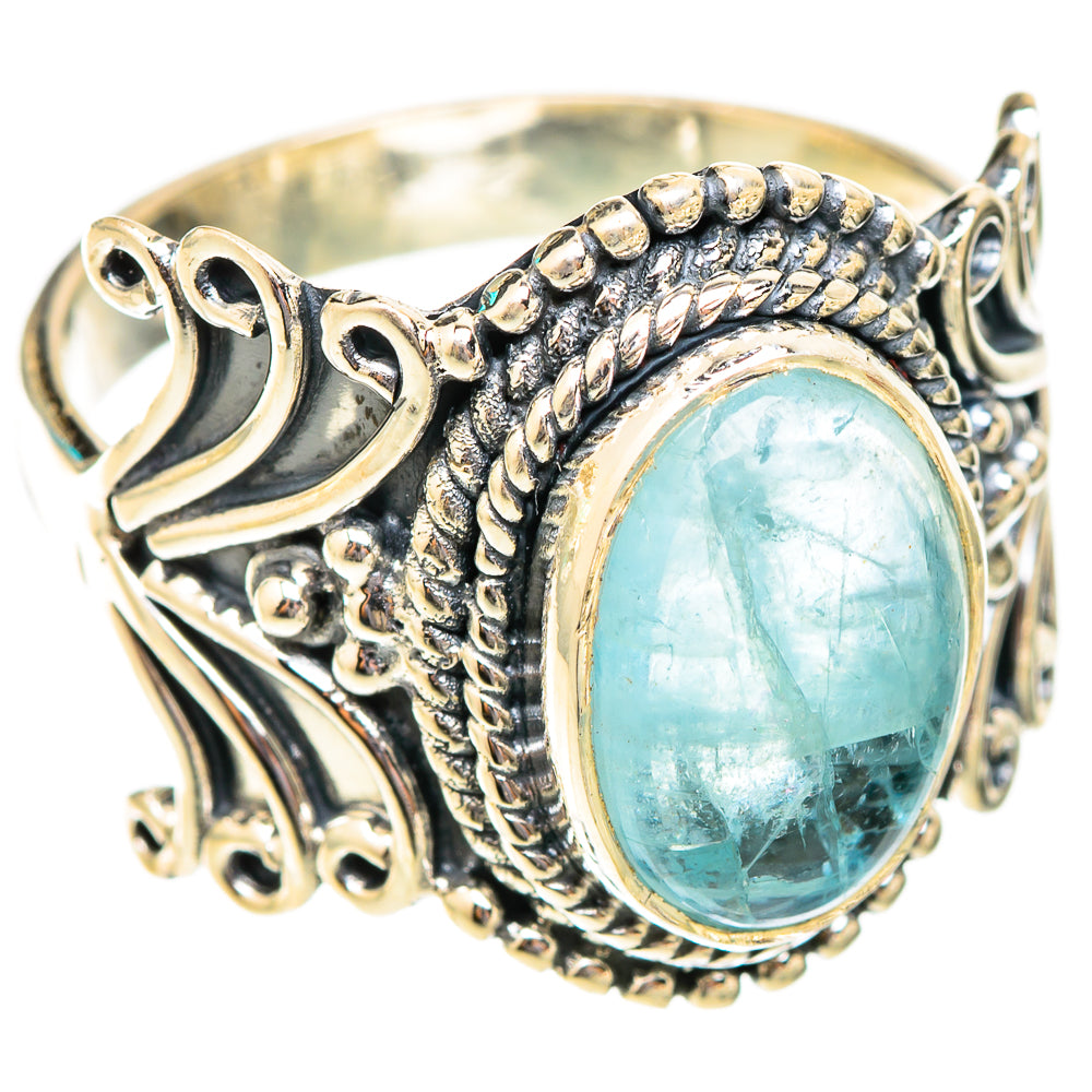 Aquamarine Rings handcrafted by Ana Silver Co - RING118684 - Photo 2